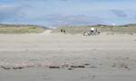 Am Strand von Barbatre auf der französischen Atlantikinsel Noirmotier am 08.09.2019.