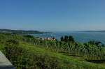 Blick von der Klosterkirche Birnau auf den Bodensee, Aug.2011