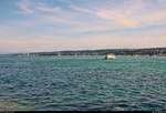 Blick von der Seestraße in Konstanz auf den Bodensee.