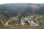 Nr. 67 - Weier Hirsch. Der Weie Hirsch ist ein Aussichtspunkt oberhalb von Treseburg. Hat man den sehr steilen Aufstieg von Treseburg auf den 150m hohen Aussichtspunkt geschaftt, wird man mit einem schnen Blick auf Treseburg, das Bodetal und Luppbodetal belohnt.