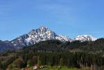 Die Chiemgauberge mit dem Hochstaufen im Berchtesgadener Land - 26.04.2012