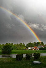 Regenbogen nach kurzem Gewitter in Odendorf -30.04.2018