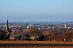 Fernblick vom Rande der Eifel ber Euskirchen - Hrth bis Kln - 22.11.2012