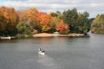 Kanufahre im Algonquin Provincial Park; 04.10.2008