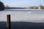 Berlin-Friedrichshagen im Winter; die Mggelspree nach Kpenick (06.01.2009)