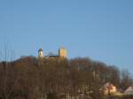 Ein anderer Blickwinkel auf die Burg Falkenstein