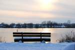 Neujahr an der Elbe.