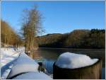 Der Stausee der Obersauer zwischen Bavigne und Liefrange am 03.02.2011 (Jeanny)