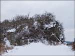 Der verschneite Aussichtspunkt Geeselee in Lellingen.