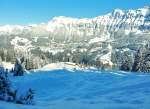 Winterlicher Blick auf Wengen - 27.11.2013