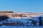 Winterimpressionen auf ca 320 m, in der Nhe von Wiltz. 21.01.2023