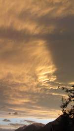 Stimmungsvolle Wolken ber Brixlegg.(29.4.2012)
