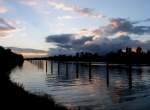 Abendstimmung an der Elbe bei Geesthacht (3); 20.07.2008