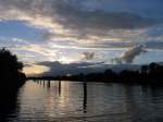 Abendstimmung an der Elbe bei Geesthacht (1); 20.07.2008