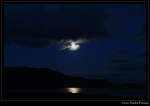 Mondschein ber der Bellacragher Bay bei Claggan, Irland County Mayo