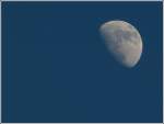 Der Mond am 01.04.2012.