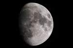 Zunehmender Mond am 27.1.2018,21 Uhr.