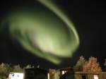 Bewegungsablauf eines sehr starken und schnellen Polarlichts Teil 3.
Bjrkliden / Schweden, 29.01.2003, 6824' nB ; 01841' oL
