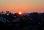 Sonnenaufgang bei Euskirchen - 04.02.2012