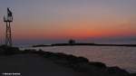 Kurz vor dem Sonnenaufgang vor Georgioupolis an der Nordküste / Kreta, Griechenland, April 2013