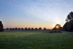 Sonnenaufgang in der Voreifel bei Euskirchen - 02.10.2013