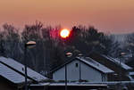 Sonnenaufgang bei Rheinbach - 08.02.2018