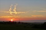 . Sonnenaufgang am 09.09.2016 nahe Bourscheid.