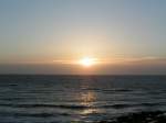 Sonnenuntergang am Strand von Blankenberge (Belgien) am 19.05.07 um 20 Uhr 15.