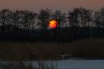 Sonnenuntergang am Mnkebuder Hafen. -  22.02.2013