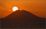 Stromboli - Sonnenuntergangsvariationen. Sommer 2013. 
