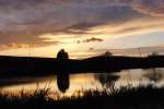 Abendstimmung am Brünnsee bei Hohnhausen, aufgenommen am 09.05.2014