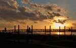 . Norddeich (Ostfriesland) - Ein wunderschner Tag in Ostfriesland neigt sich dem Ende zu. 07.10.2014. (Jeanny)