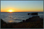 Sonnenuntergang am Cape Dombey in Robe.