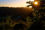 Sonnenuntergang im Pegnitztal bei Vorra, 14.06.2021