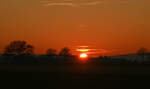 Sonnenuntergang/Abendstimmung in der Eifel am 03.02.2025