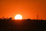 Sonnenuntergang / Abendstimmung über der Eifel am 18.08.2025