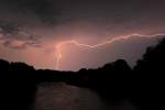 Gewitter berm Inn. Mhldorf (Oberbayern)