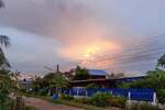 abziehendes Gewitter (Don Ngoen, Provinz Kalasin, Thailand, 10.07.2022)