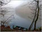 -Nebel - Blick auf den Stausee der Obersauer zwischen Bavigne und Liefrange am 30.11.2011. (Jeanny) 