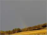 Der erste Regenbogen in diesem Jahr.