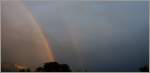 Gewitterstimmung mit Regenbogen in Blonay  (30.05.2011)