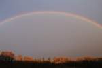 Morgendlicher Regenbogen am 10.11.2010.