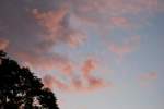 Rosarote Wolken am Abend des 13.06.09