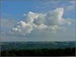 Die Landschaft rund um die Hhendrfer Goesdorf und Dahl von Heiderscheid aus gesehen am 13.08.2010.