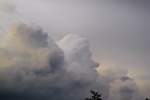 Eine Gewitterwolke am Abend, 9.6.2013.
