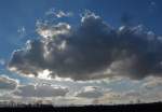 Wolken-Sonne über der Voreifel bei Euskirchen - 17.01.2015