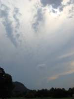 Wolkenformation, die nichts gutes verheisst, ber Aarau am 19.07.2008
