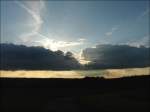 Der ewige Kampf zwischen Sonne und Wolken fotografiert am 03.06.08.