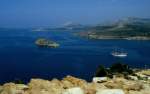 Blick vom Kap Sounion in Griechenland im Mai 1989