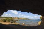 Iguana Strand auf Kreta. Aufnahmedatum: 14. Oktober 2012.